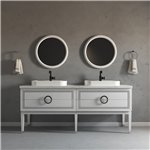 Virta 72 Inch Sarah Floor Mount Double Vessel Sink Vanity