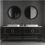 Virta 60 Inch Sarah Floor Mount Double Vessel Sink Vanity