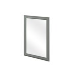 Fairmont Designs Revival 24" Mirror - Glossy Medium Gray