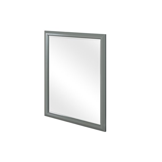 Fairmont Designs Revival 28" Mirror - Glossy Medium Gray