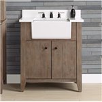 Fairmont Designs River View 30" Farmhouse Vanity - Coffee Bean