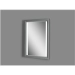 Fairmont Designs Studio One 25" Wood Frame LED Mirror - Glossy Pewter