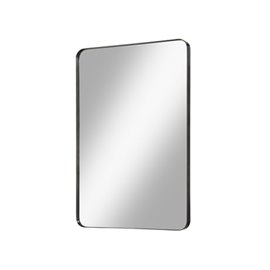 Fairmont Designs Reflections 24" Metal Frame Mirror - Matte Black