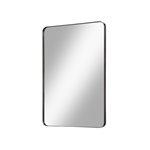 Fairmont Designs Reflections 24" Metal Frame Mirror - Matte Black