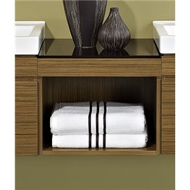 Fairmont Designs 176-WB1818 Metropolitan - includes: smoke colored glass top - 17-78 x 17-12 x 14-34