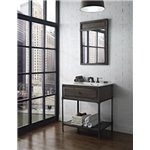 Fairmont Designs Toledo 30" Open Shelf Vanity - Driftwood Gray