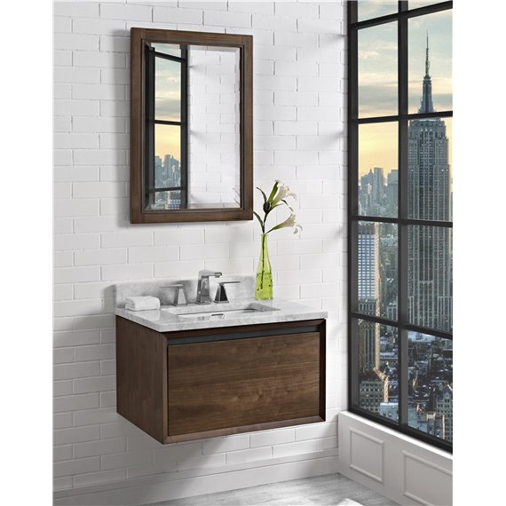 Fairmont Designs M4 30" Wall Mount Vanity - Natural Walnut