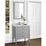 Fairmont Designs Charlottesville w/Nickel 30" Vanity - Light Gray