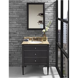 Fairmont Designs Charlottesville w/Nickel 30" Vanity - Vintage Black