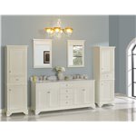 Fairmont Designs Framingham 72" Double Bowl Vanity - Polar White