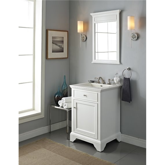 Fairmont Designs Framingham 24" Vanity - Polar White