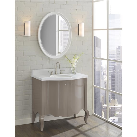 Fairmont Designs Belle Fleur 36" Vanity - Glossy Taupe