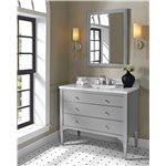 Fairmont Designs Charlottesville w/Nickel 42" Vanity - Light Gray