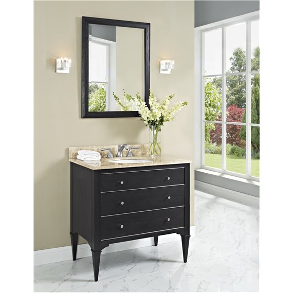 Fairmont Designs Charlottesville w/Nickel 36" Vanity - Vintage Black