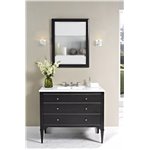 Fairmont Designs Charlottesville w/Nickel 42" Vanity - Vintage Black