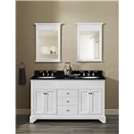 Fairmont Designs Framingham 60" Double Bowl Vanity - Polar White