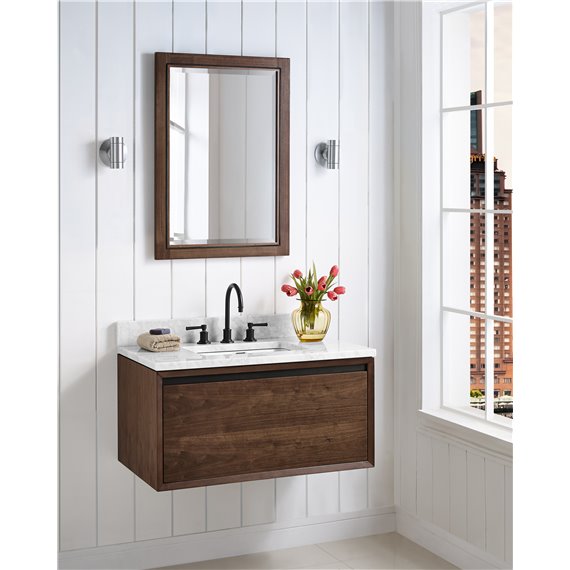 Fairmont Designs M4 36" Wall Mount Vanity - Natural Walnut