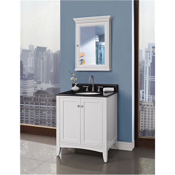 Fairmont Designs Shaker Americana 30" Vanity - Polar White