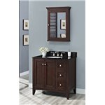 Fairmont Designs Shaker Americana 36" Vanity Drawer-right - Habana Cherry