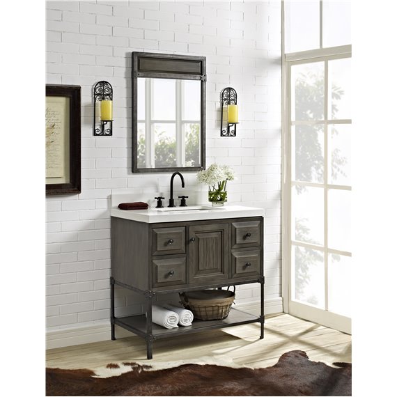 Fairmont Designs Toledo 36" Vanity - Door - Driftwood Gray