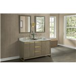 Fairmont Designs Ambassador 60" Double Bowl Vanity - Antique Grey