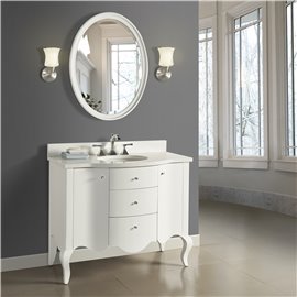 Fairmont Designs Belle Fleur 42" Vanity - Glossy White
