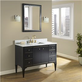 Fairmont Designs Charlottesville w/Brass 48" Vanity - Door - Vintage Black