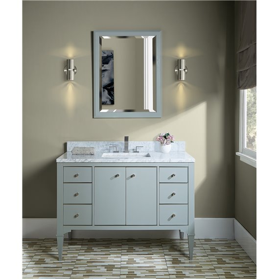 Fairmont Designs Charlottesville w/Nickel 48" Vanity - Door - Light Gray