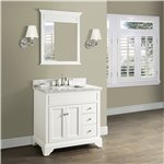 Fairmont Designs Framingham 36" Vanity Drawer-right - Polar White