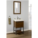 Fairmont Designs M4 21x18" Open Shelf Vanity - Natural Walnut