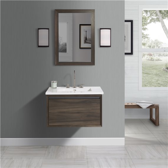 Fairmont Designs M4 30" Wall Mount Vanity - Smoke