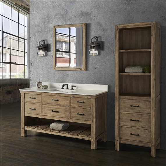 Fairmont Designs Napa 60" Open Shelf Vanity - Sonoma Sand