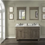 Fairmont Designs Oakhurst 60" Double Bowl Vanity - Antique Grey