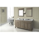 Fairmont Designs Oakhurst 72" Double Bowl Vanity - Antique Grey