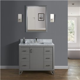 Fairmont Designs Revival 42" Vanity - Glossy Medium Gray