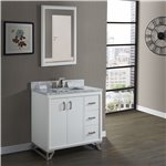 Fairmont Designs Revival 36" Vanity Drawer-right - Glossy White