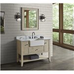 Fairmont Designs River View 48" Open Shelf Farmhouse Vanity - Toasted Almond