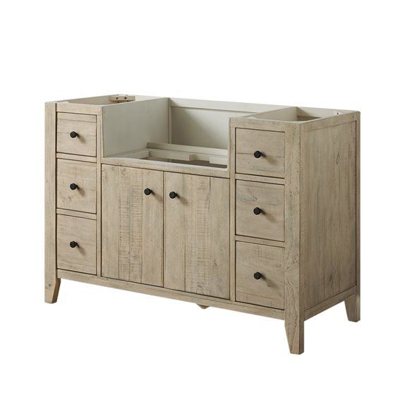 Fairmont Designs River View 48" Farmhouse Vanity - Toasted Almond