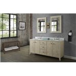 Fairmont Designs River View 72" Double Bowl Vanity - Toasted Almond