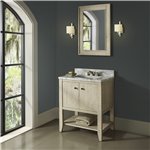 Fairmont Designs River View 30" Open Shelf Vanity - Toasted Almond