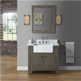 Fairmont Designs River View 36" Farmhouse Vanity - Coffee Bean