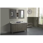 Fairmont Designs River View 60" Double Bowl Vanity - Coffee Bean