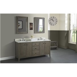 Fairmont Designs River View 72" Double Bowl Vanity - Coffee Bean