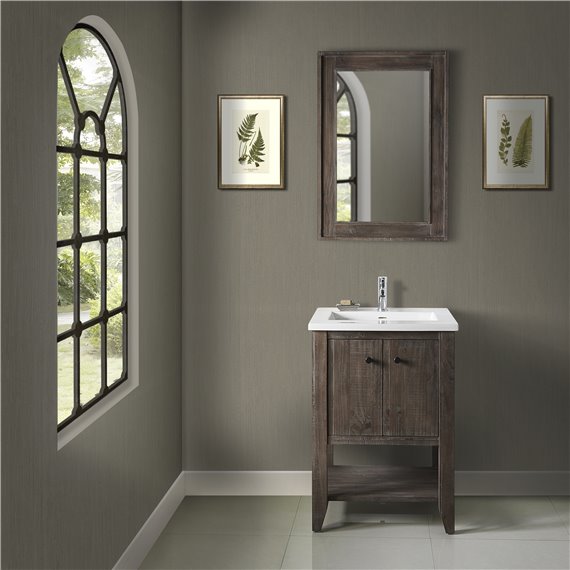 Fairmont Designs River View 24" Open Shelf Vanity - Coffee Bean