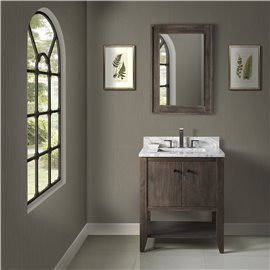 Fairmont Designs River View 30" Open Shelf Vanity - Coffee Bean