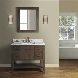 Fairmont Designs River View 42" Open Shelf Vanity - Coffee Bean