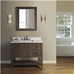 Fairmont Designs River View 42" Open Shelf Vanity - Coffee Bean