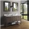 Fairmont Designs River View 60" Double Bowl Open Shelf Vanity - Coffee Bean