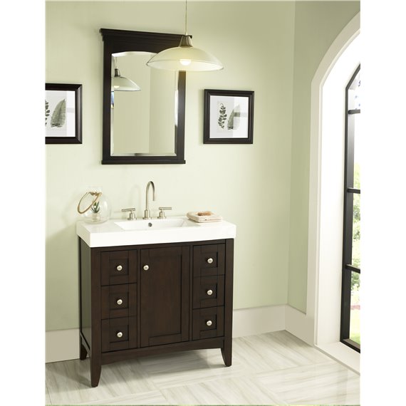 Fairmont Designs Shaker Americana 36x18" Vanity - Habana Cherry