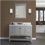 Fairmont Designs Shaker Americana 48" Open Shelf Vanity - Light Gray